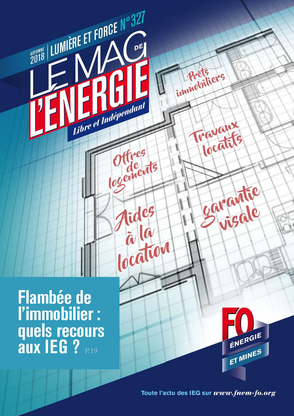 Le Mag. de l&rsquo;énergie FO Énergie et Mines n°327 – automne 2018