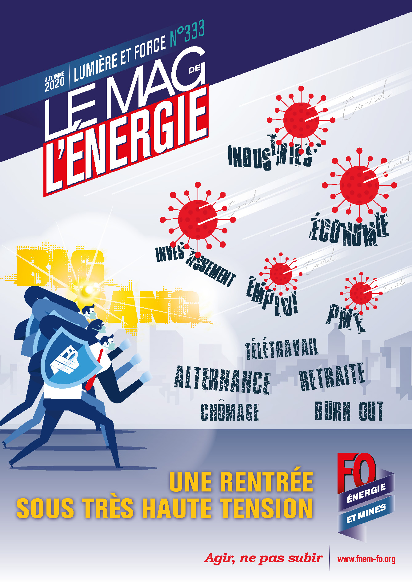 Le Mag de l&rsquo;Énergie FO Énergie et Mines n° 333 – Automne 2020