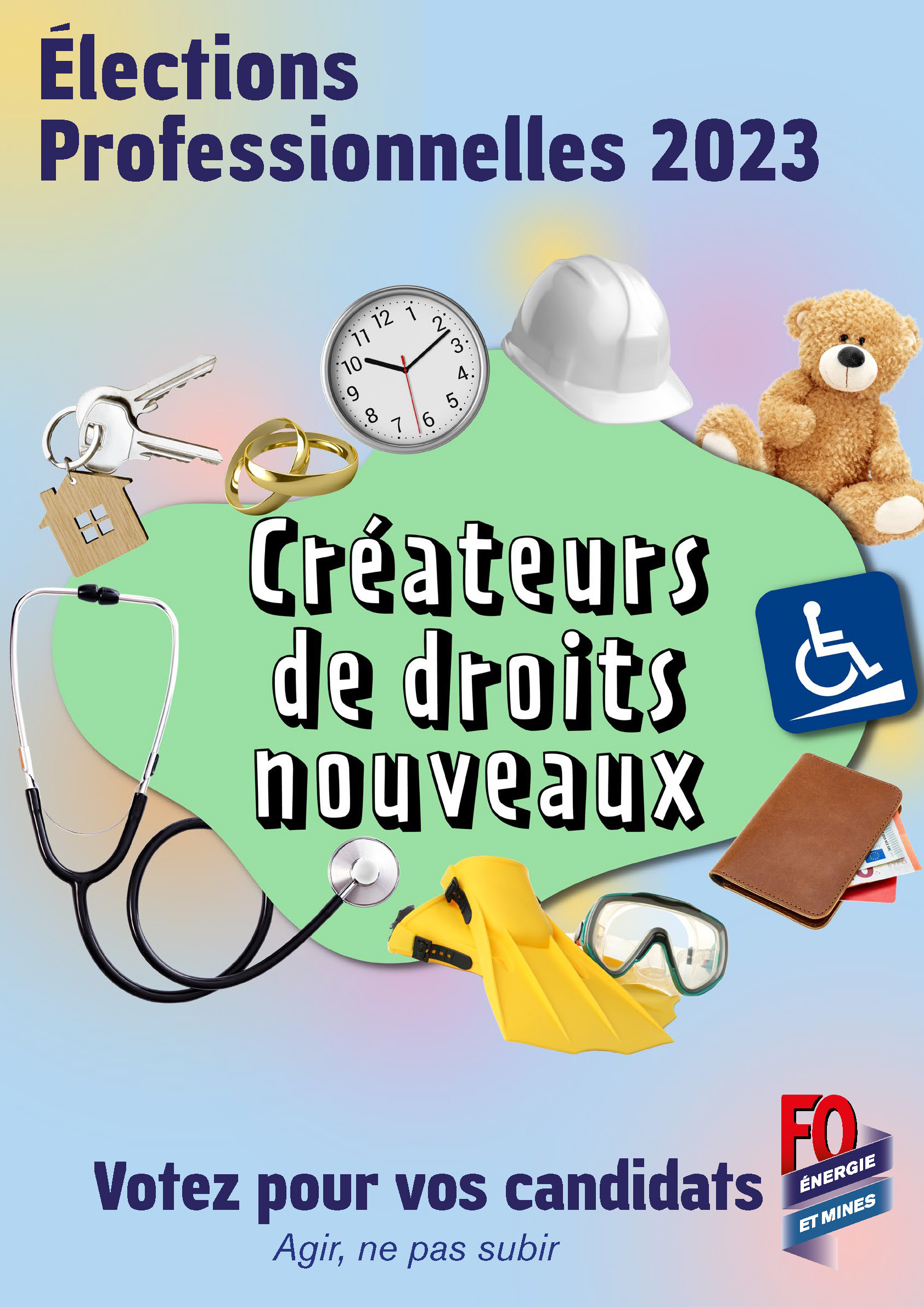Élections professionnelles 2023 – Affiche 1