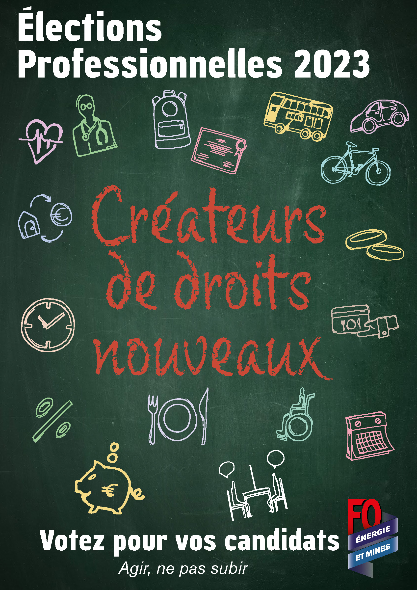 Élections professionnelles 2023 – Affiche 2