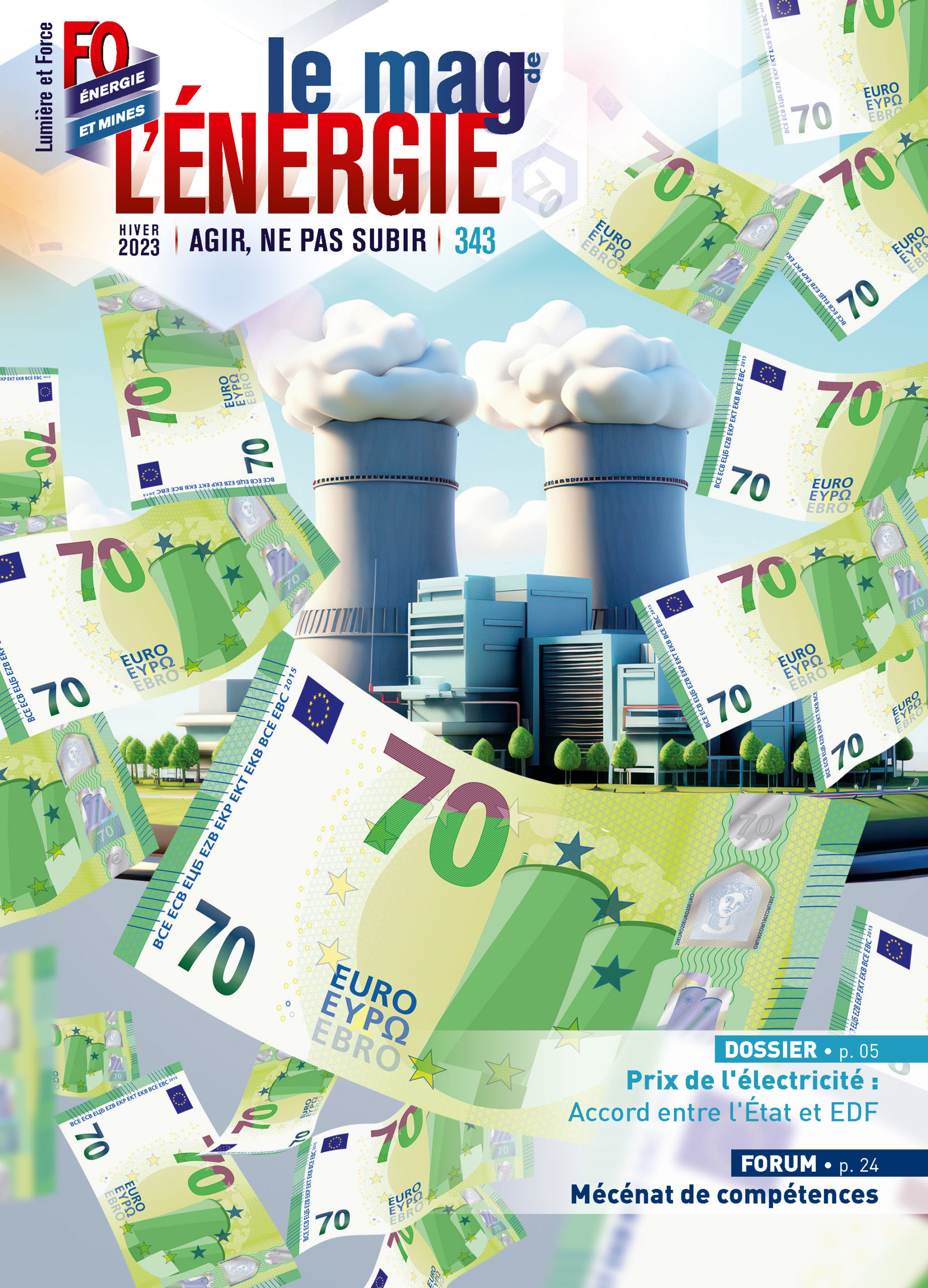 Le Mag de l’Énergie FO Énergie et Mines n° 343 – Hiver 2023