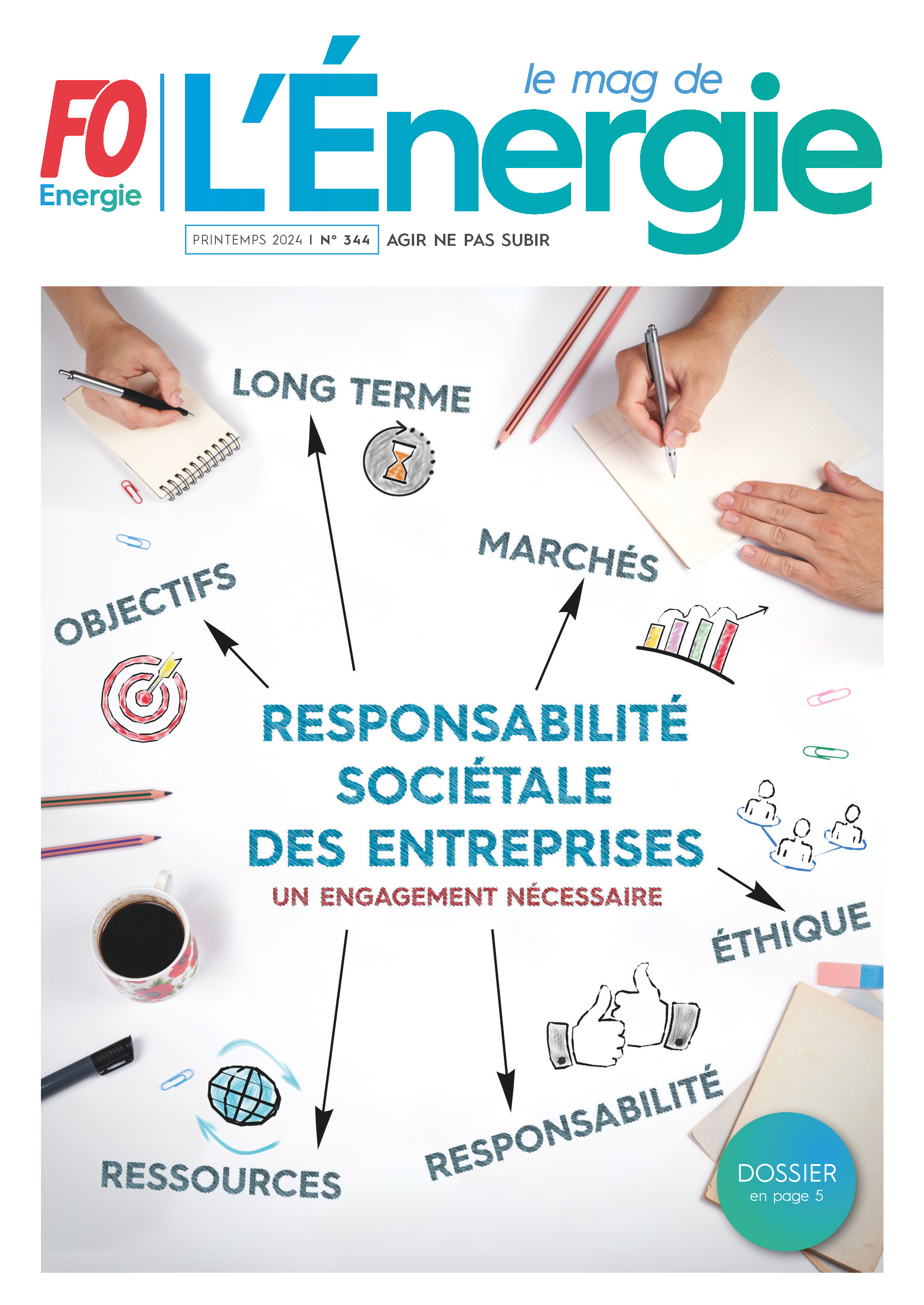 Le Mag de l’Énergie FO Énergie n° 344 – Printemps 2024