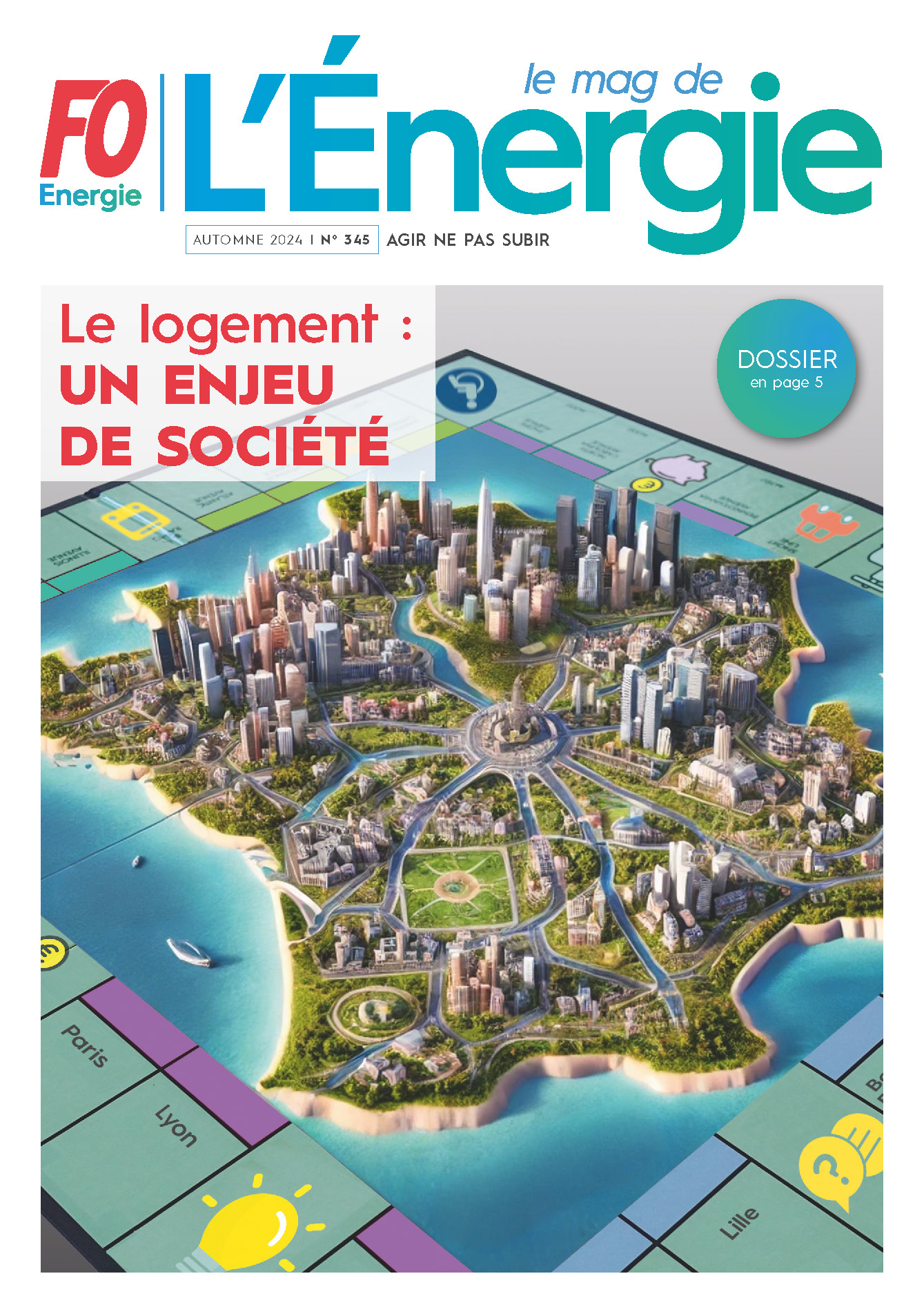 Le Mag de l’Énergie FO Énergie n° 345 – Automne 2024