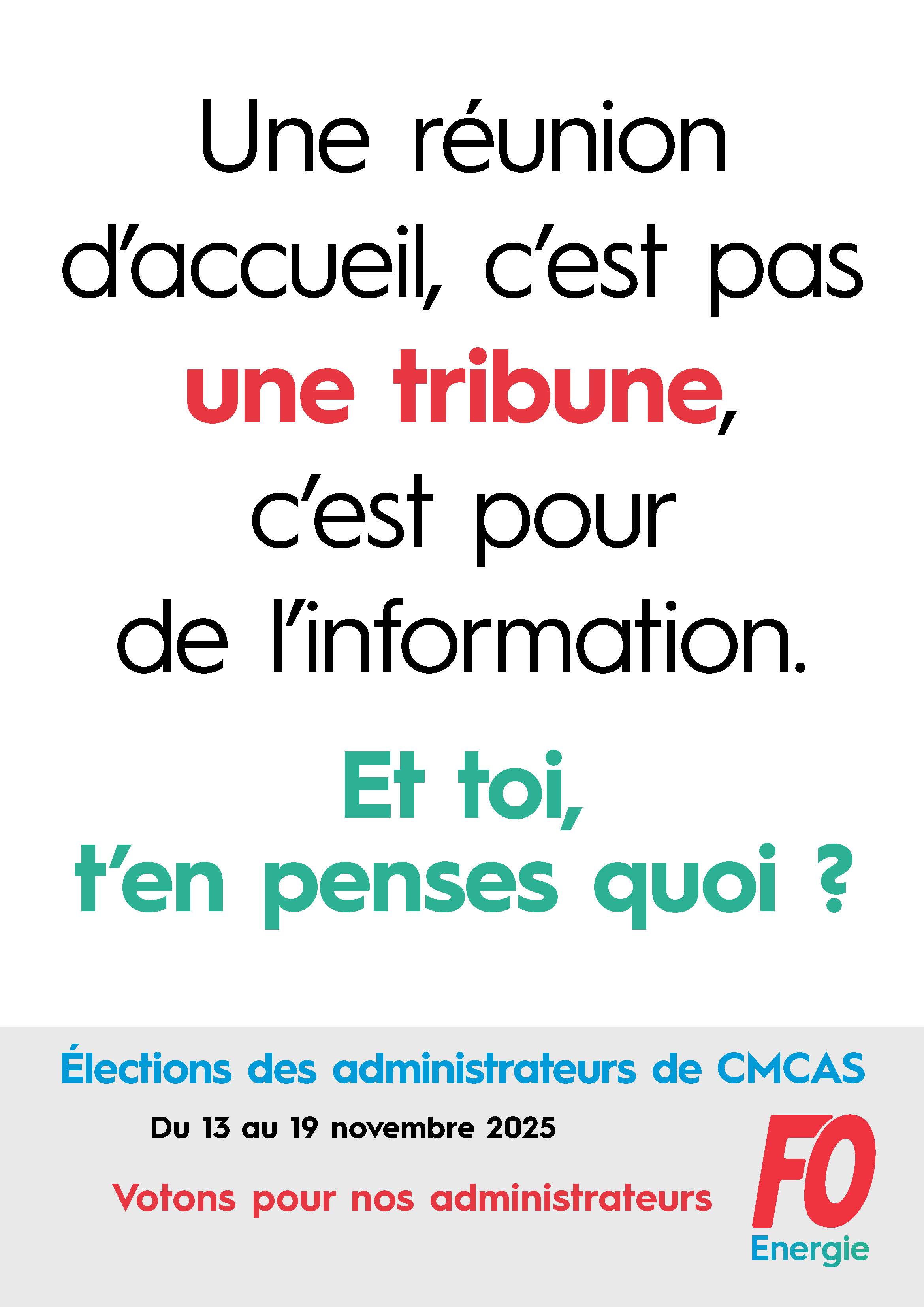 Affiche CMCAS 2025 – Tribune